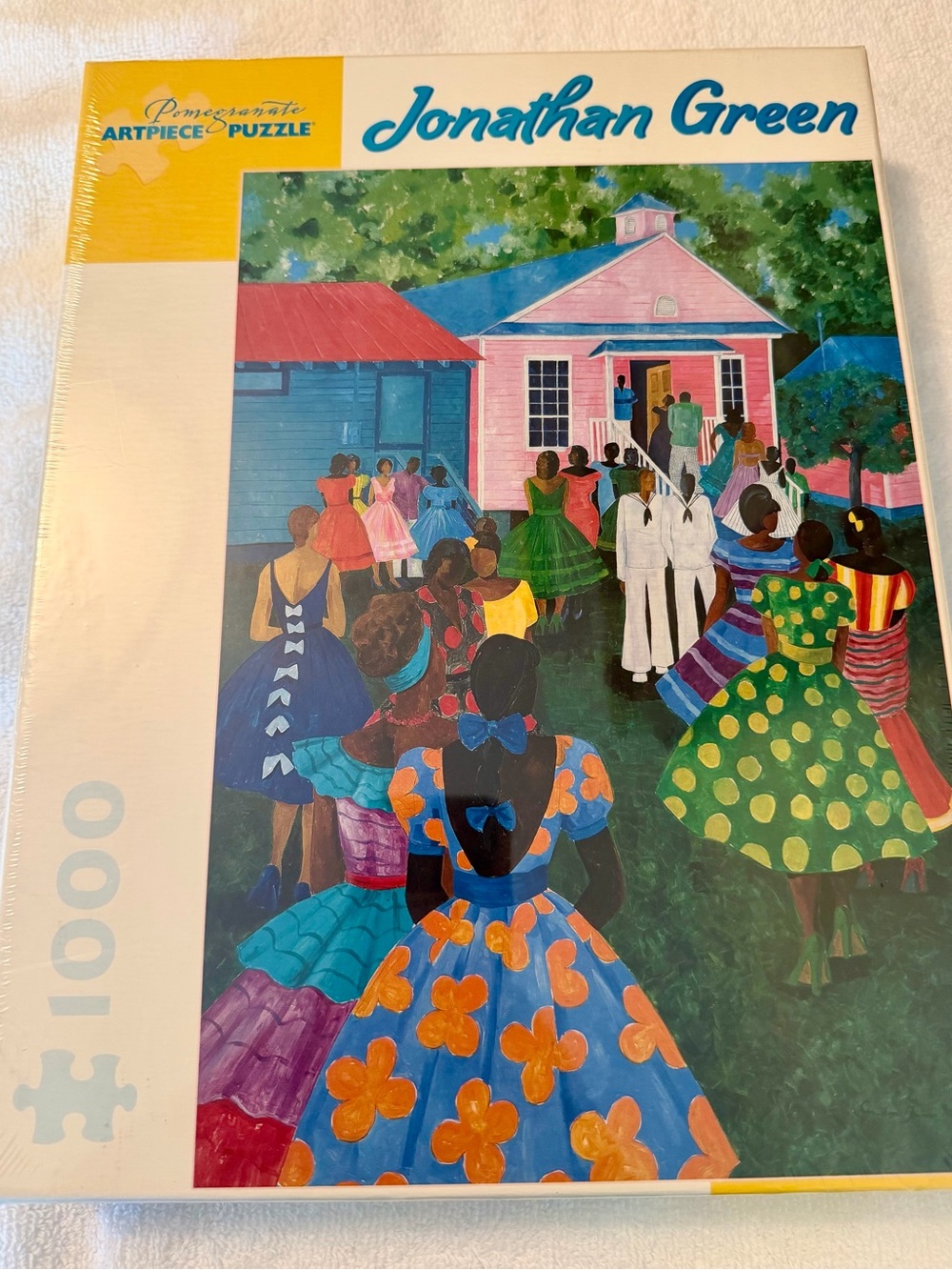 Jonathan Green Silver Slipper Dance Hall 1000 Piece Puzzle NEW Pomegranate